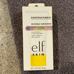 ELF Suntouchable Invisible Sunscreen - White and Yellow
